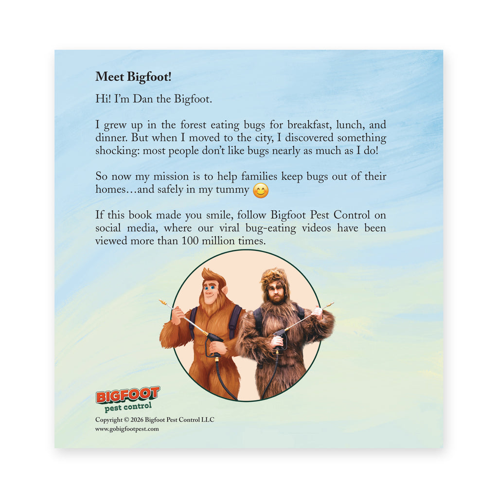 Eating Bugs with Bigfoot — Children’s Book