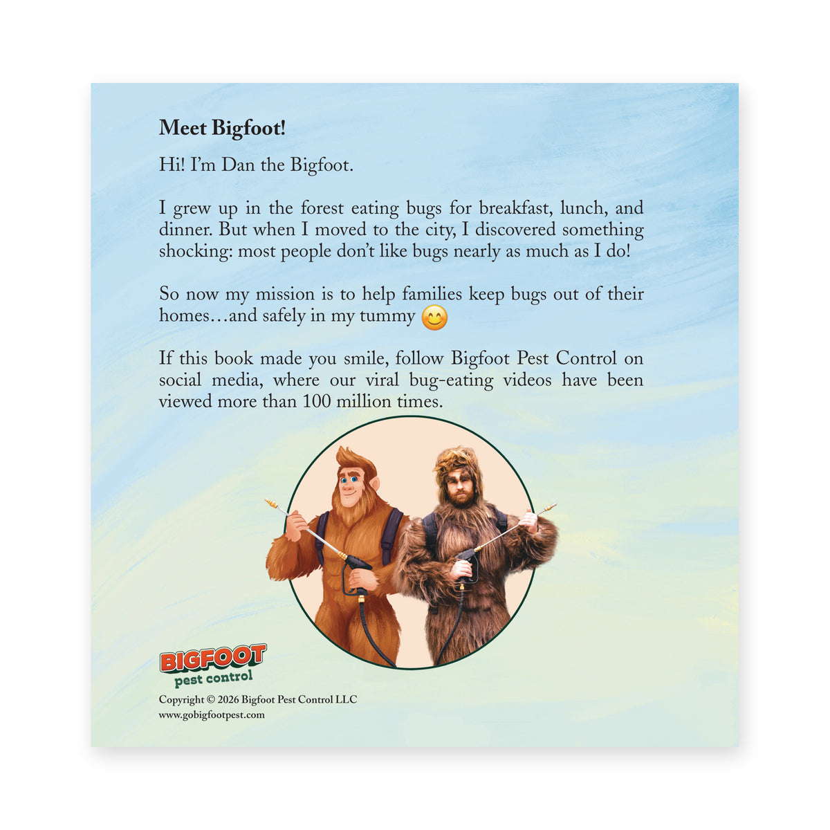 Eating Bugs with Bigfoot — Children’s Book