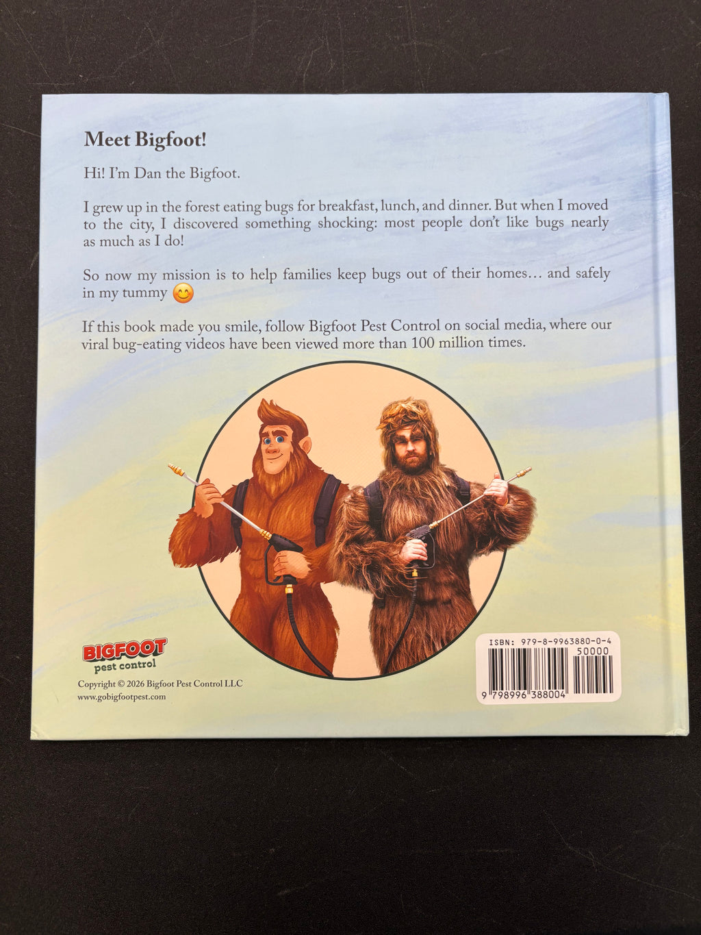 Eating Bugs with Bigfoot — Children’s Book